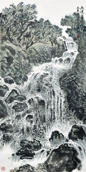 1614836075643751.jpg 陈明纲作品《雨后飞瀑》.jpg
