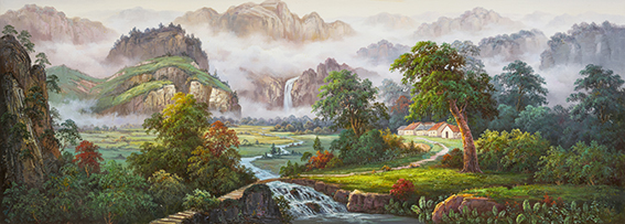 1614835259693479.jpg 黎文油画作品 《太行山》.JPG