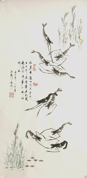 1614836601507268.jpg 佘声俊作品4《彩笔挥洒心头清 云水生出许多情 群英朝霞逐风浪 圆梦江海功渐成》.jpg