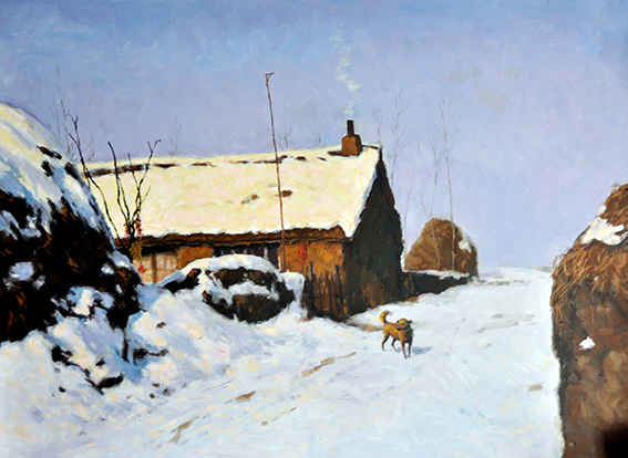 1615964549886630.jpg 陈健作品《冬日农家》规格:100cmx73cm.jpg