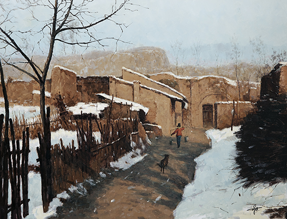1615964709803599.jpg 陈健作品《陕北之冬》规格:100cmx80cm.jpg