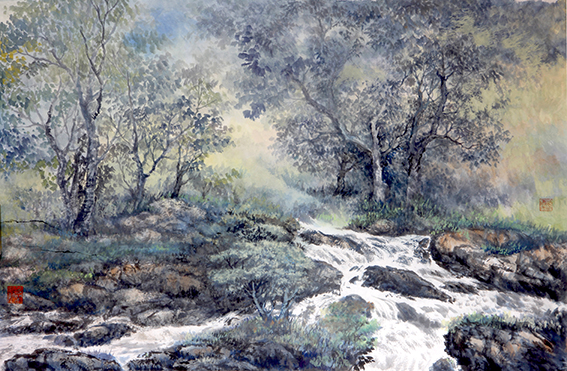 1615864259770943.jpg 盛絜作品20《空山赏泉声》规格:67cm×46cm.jpg