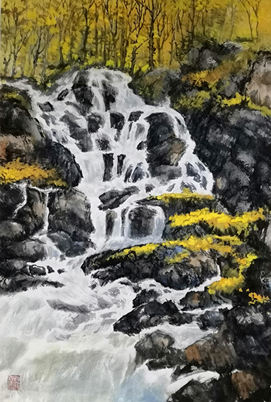 1615864031691121.jpg 盛絜作品9《秋韵奏鸣曲》规格:45cm×68cm.jpg