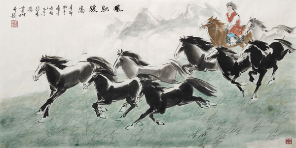 1619070550882769.jpg 《风驰骏马》规格:69cmx137cm.JPG