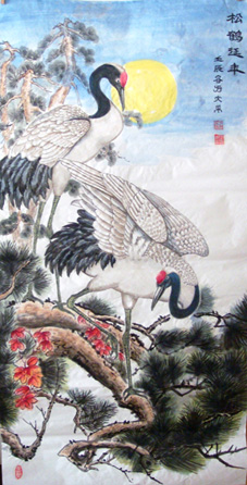 《松鹤延年》 《松鹤延年》