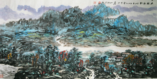 太行秋韵 136×68cm 2011年