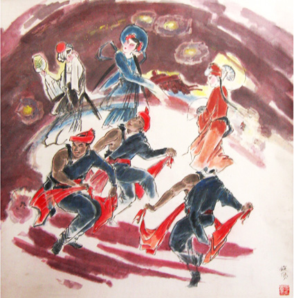 饥饿的黄土地系列之一 ——旋风 680mmX680mm