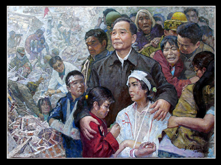 危情時刻 油画 123×93cm 2009年4月作 危情時刻 油画 123×93cm 2009年4月作