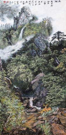 幽涧 69x138cm 2012年12月作 幽涧 69x138cm 2012年12月作