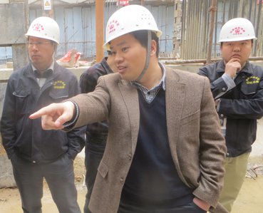 记中铁四局一公司郑机城际铁路项目部项目经理陈守强