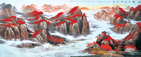 祖国江山万里红