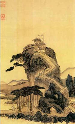 《两江名胜图》(之一) 沈 周 明代