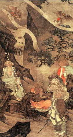 《五百罗汉图》 (之一) 周季常林庭硅 南宋