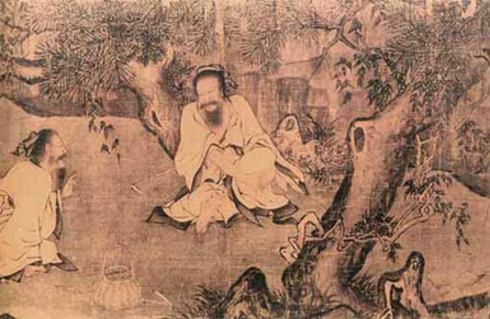《采薇图》 李 唐 南宋初