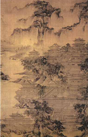 《明皇避暑宫图》 郭忠恕 北宋
