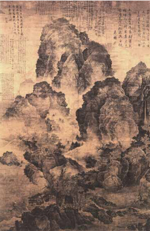 《临流独坐图》 范 宽 宋初