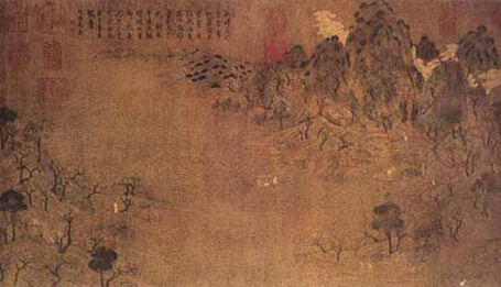 《游春图》 展子虔 北周末隋初