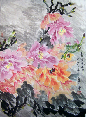 耿跃军作品 68X95CM 2014年新作