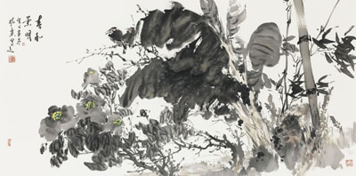 春和景明 尺寸：138x69cm