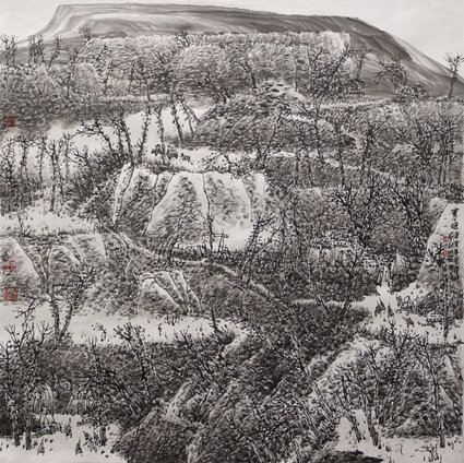 寒塬120X120CM2010年