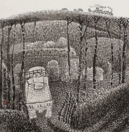 早春：68x68cm-1988年_DSC4513