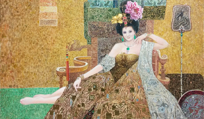 杨贵妃 尺寸：160x100cm 2013年