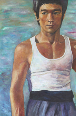 中国功夫-李小龙 尺寸：180x120cm