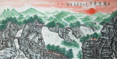 大瀑湾春色