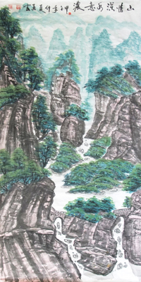 山情深水意浓
