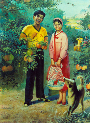 毕业归乡1983年水彩画