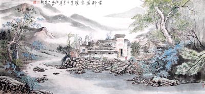 古村春意浓