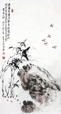 麻雀蒙冤数十年 100X54cm