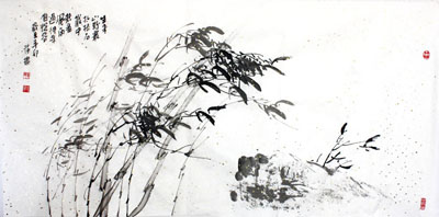 神采自从容 68x136cm