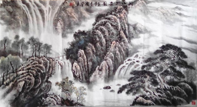 洞山松泉图