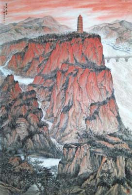 圣地延安 182x125cm