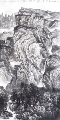 太行纪游 125x245cm