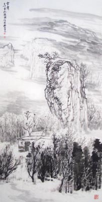 雪霁 68x136cm