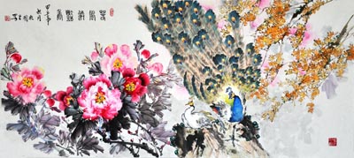 春风送艳香 180x80