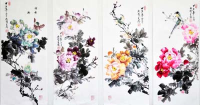 四条屏 35x90x4