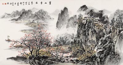灵山秀水 2012年 138cm×68cm