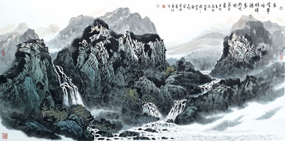 千层翠岭堆锦绣