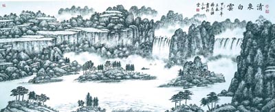 清泉白云