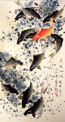鱼跃江海 爱洒天下