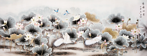 荷塘丽音.作者宁雪君