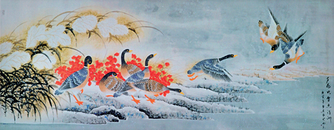 芦花如雪点汀洲.作者宁雪君