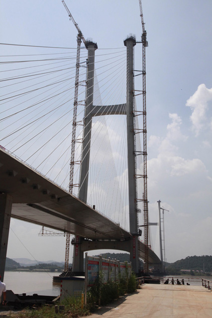 即将竣工的广东第一桥 江顺大桥 王建国摄