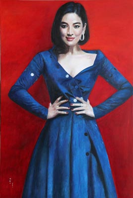 《大明星-宋慧乔》180X120cm 2014年8月
