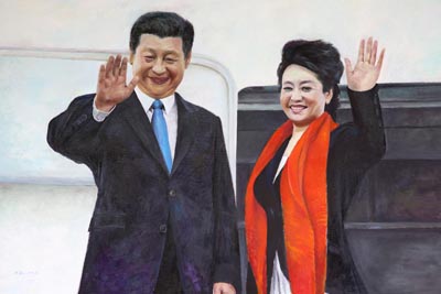 《首访 》185x123cm