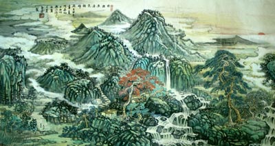 《东方日出竞朝晖》中国画 大尺整纸.jpg