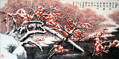香溢梅园万树春138x70